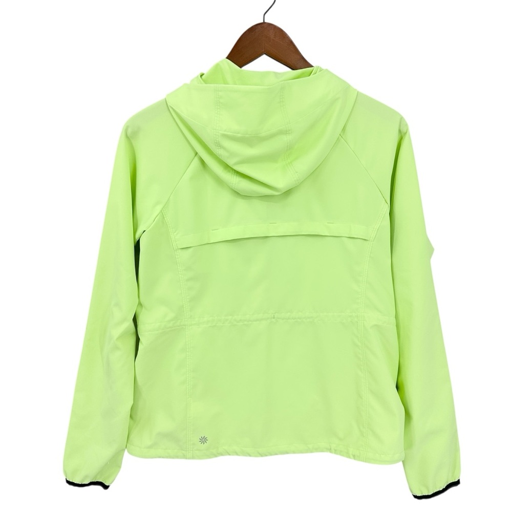 Athleta Dash Jacket Full Zip Jacket Athletic Green - image 3
